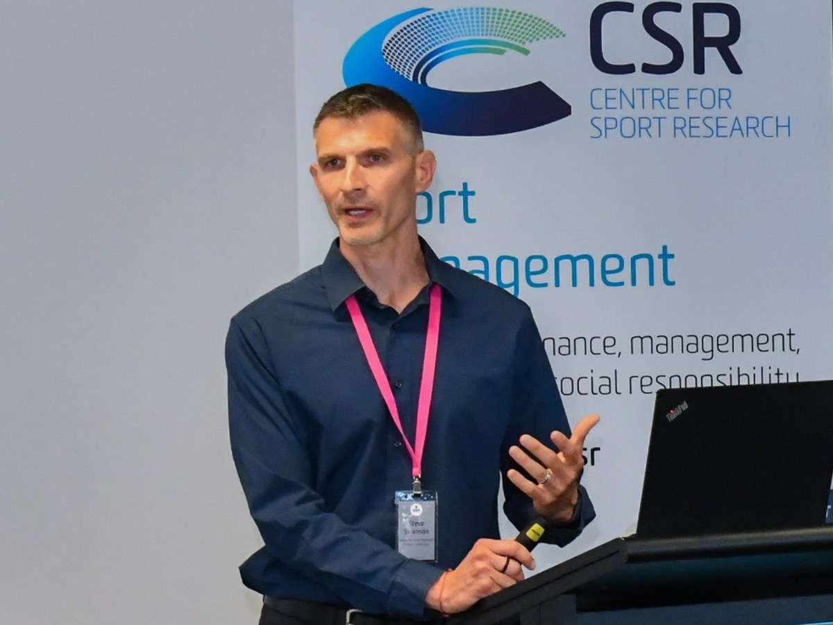 Dr Swanson Keynotes Employee and Athlete Wellbeing&nbsp;Event